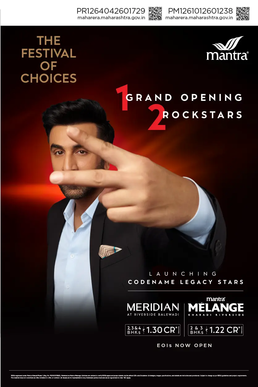Mantra Meridian Balewadi 2, 3 & 4 BHK pricing
