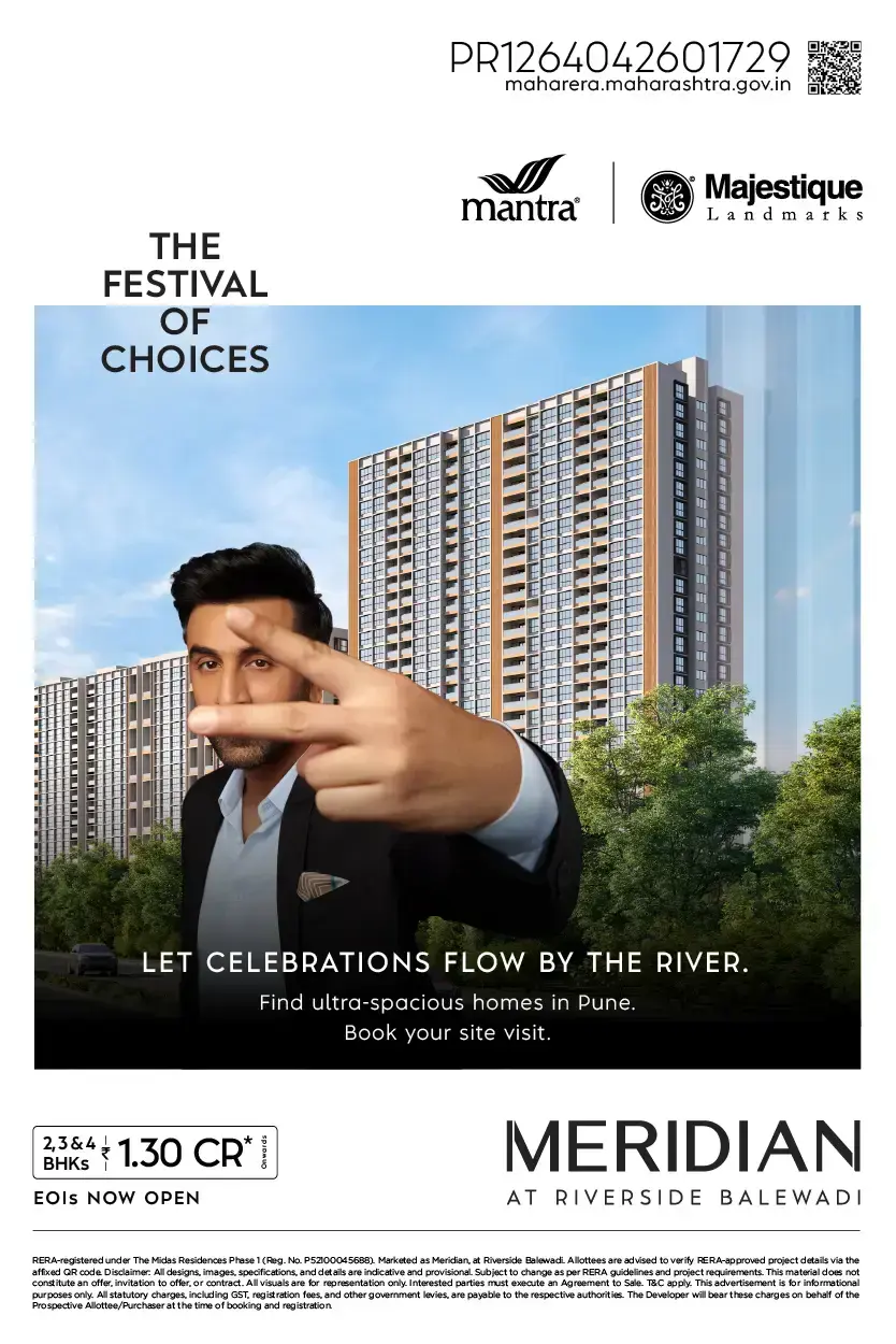 Mantra Meridian Balewadi 2, 3 & 4 BHK pricing